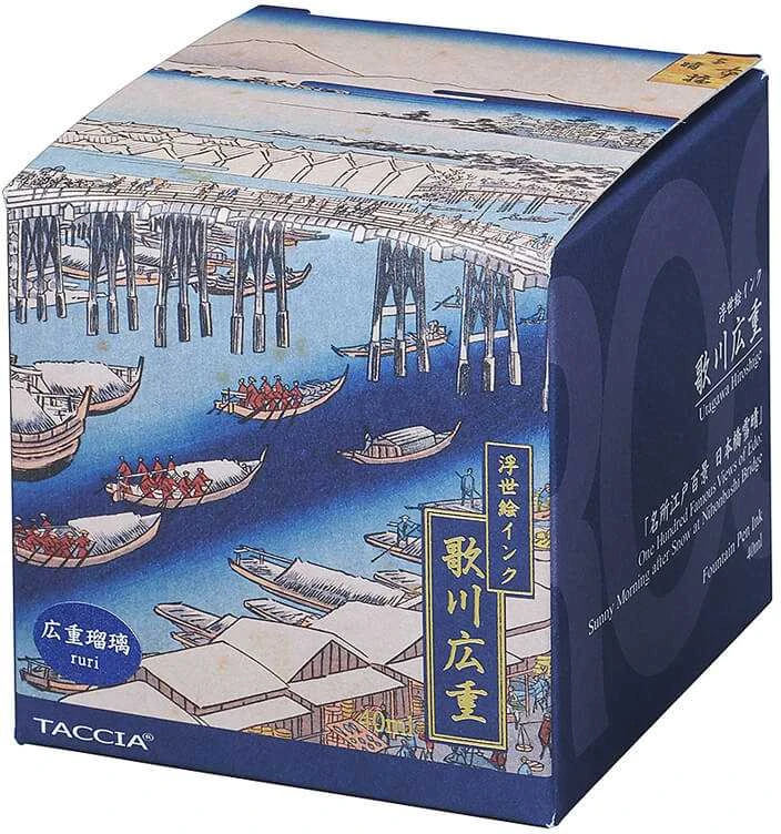 Taccia Ukiyo-e Hiroshige pakuotė su meno piešiniu