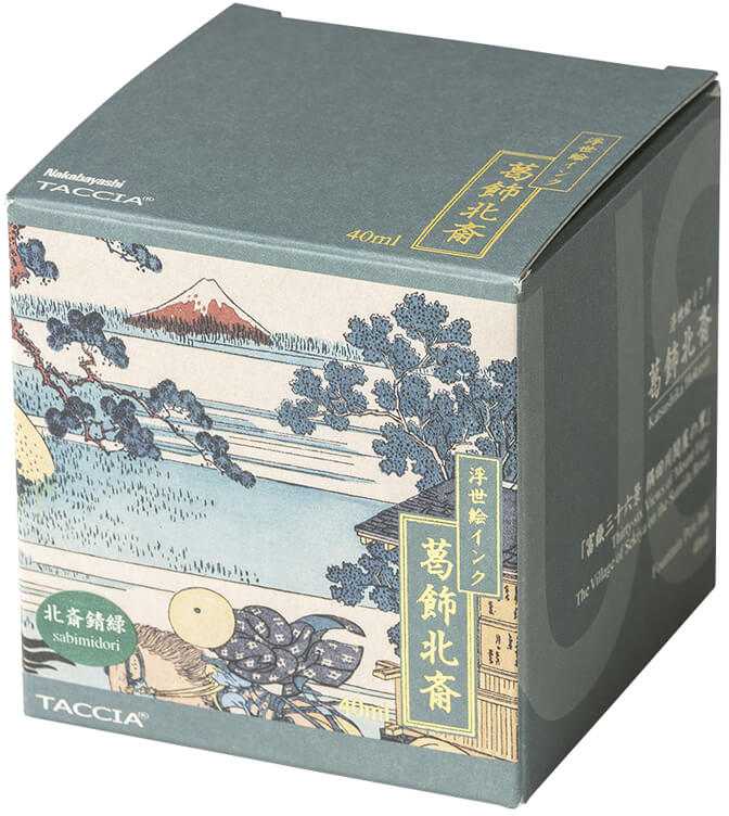 Rašalas "Taccia Ukiyo-e Katsushika Hokusai", Rust Žalias TFPI-WD42-3