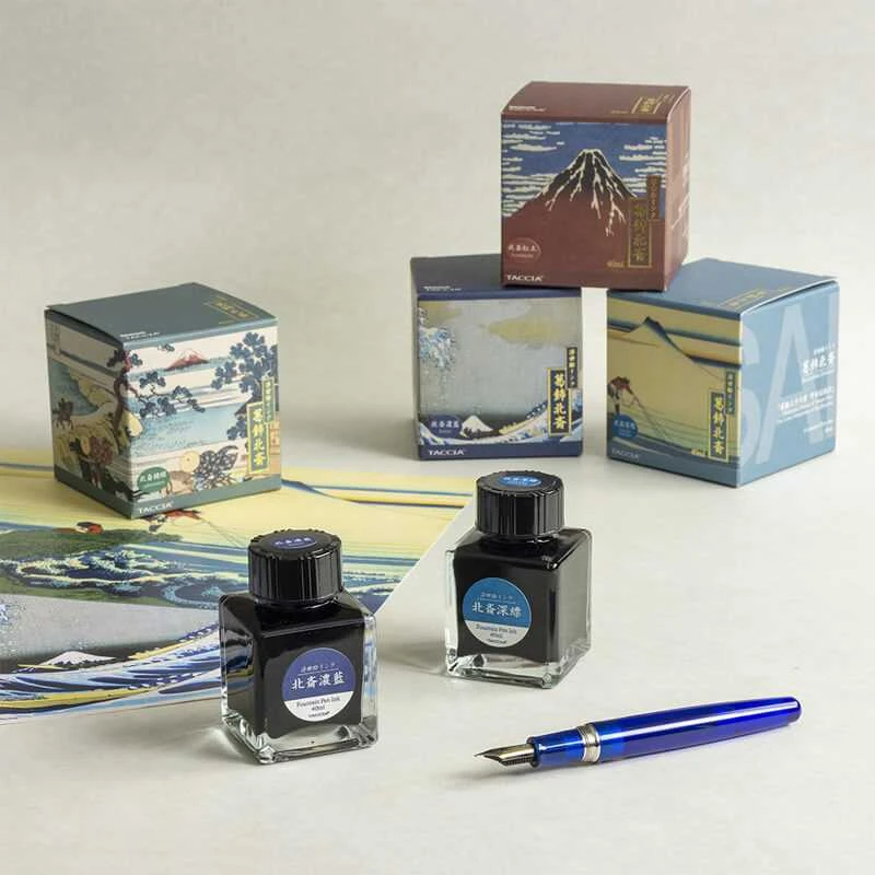Rašalas "Taccia Ukiyo-e Katsushika Hokusai", Rust Žalias TFPI-WD42-3