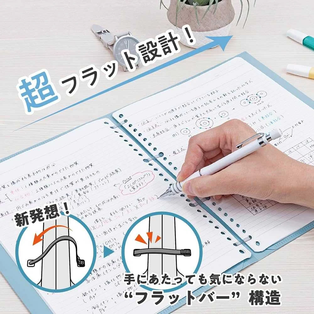Segtuvas „Binder Notebook FLALEAF", B5 melsvas FLL-B501B-B