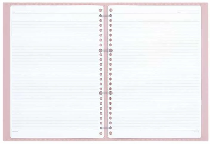 Segtuvas „Binder Notebook FLALEAF", B5 rausvas FLL-B501B-P