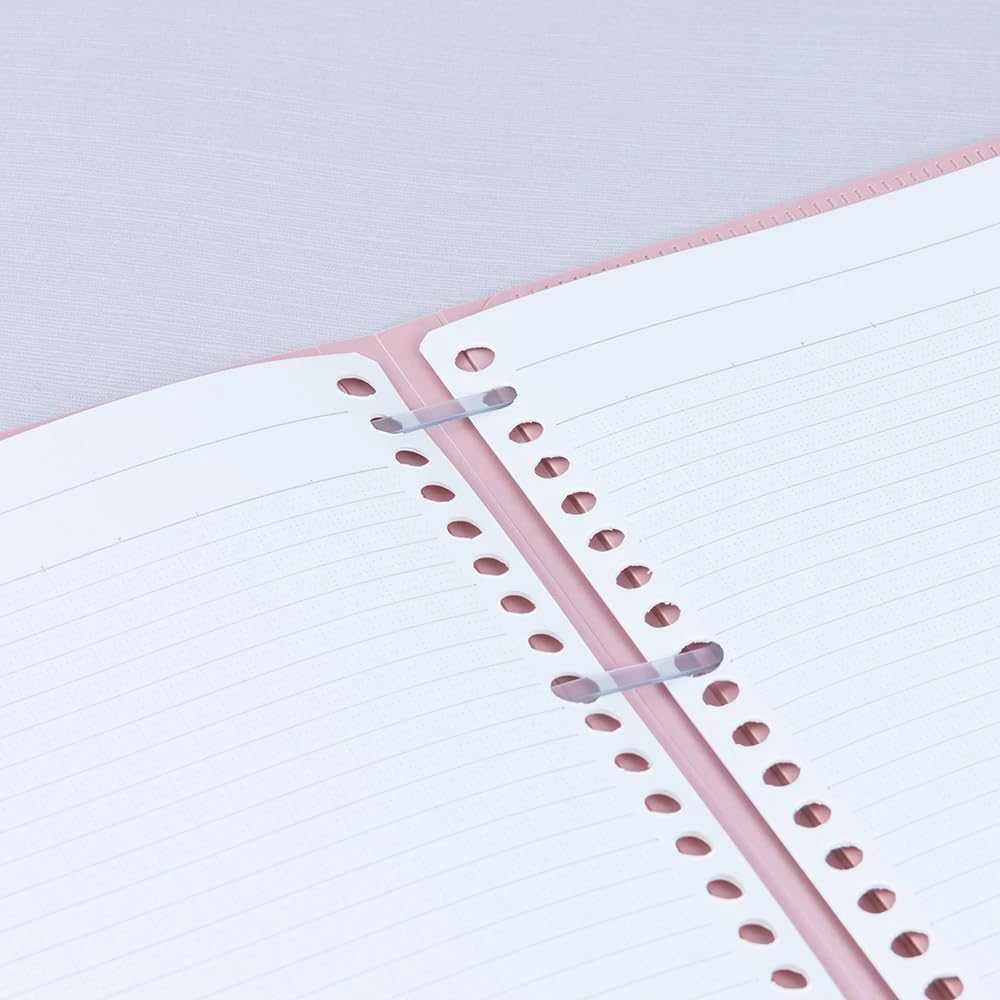 Segtuvas „Binder Notebook FLALEAF", B5 rausvas FLL-B501B-P