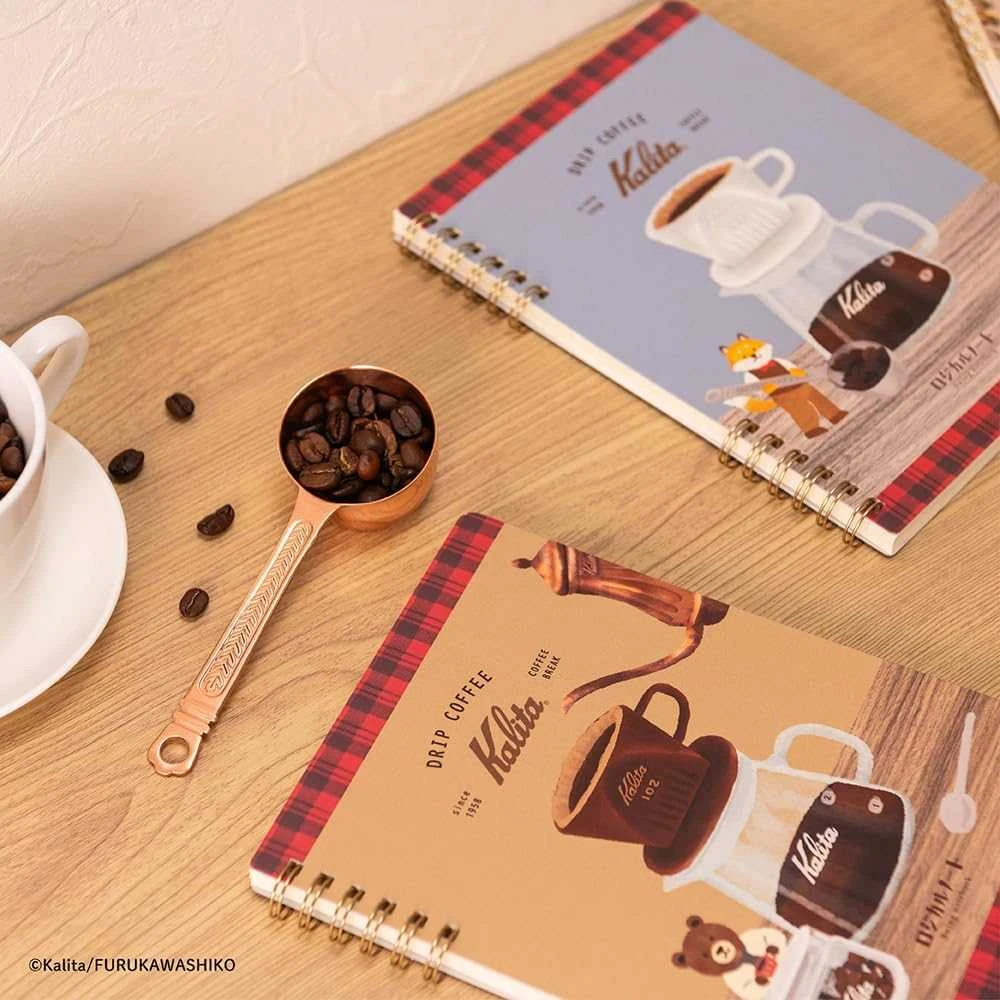 Užrašinė „drip coffee Kalita“ B6, langeliais 5 mm, NW-B610-1