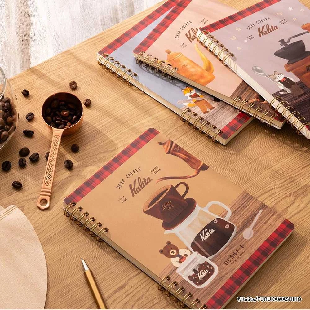 Užrašinė „drip coffee Kalita“ B6, langeliais 5 mm, NW-B610-1