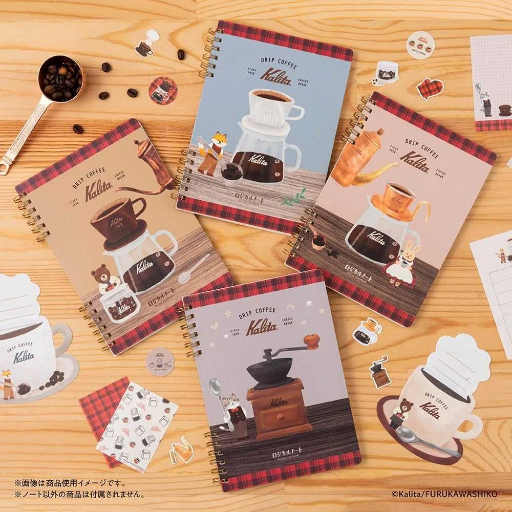 Užrašinė „drip coffee Kalita“ B6, langeliais 5 mm, NW-B610-1