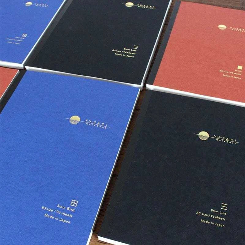 Užrašinė „YU-SARI” A5, vidiniai lapai 8mm linijomis | spalva: raudona NYN-A501-W