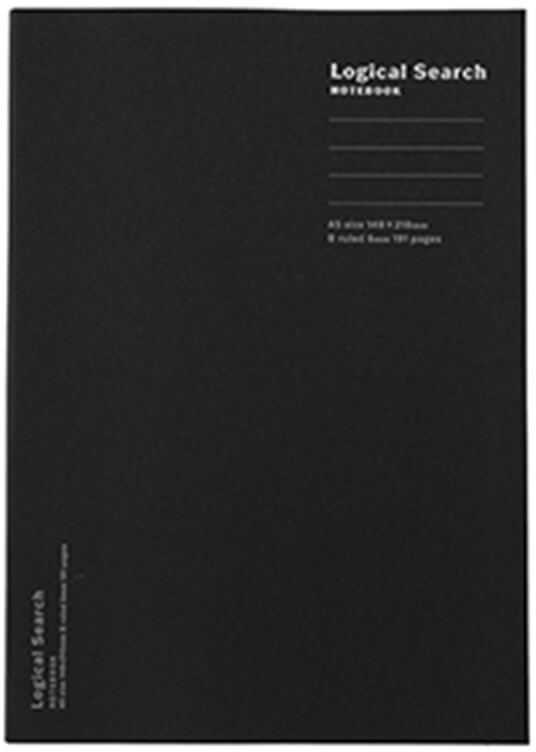 Užrašų knygelė „Logical Search Notebook“ A5, linija 6mm-juoda A511-191B-BK
