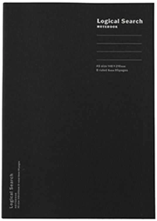 Užrašų knygelė „Logical Search Notebook“ A5, linija 6mm-juoda NA511-95B-BK