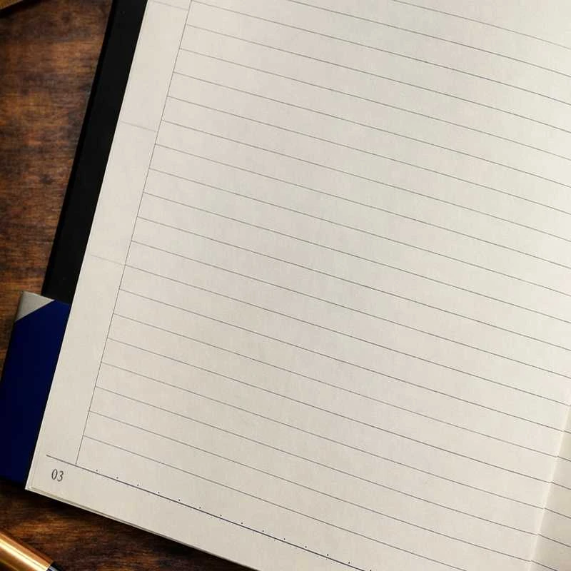Užrašų knygelė „Logical Search Notebook“ A5, linija 6mm-juoda NA511-95B-BK