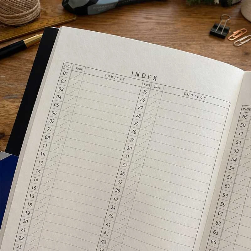 Užrašų knygelė „Logical Search Notebook“ A5, linija 6mm-juoda NA511-95B-BK