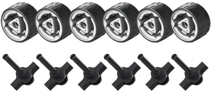 Vidutinio dydžio ratų rinkinys LaQ „Hamacron Middle Size Parts Set”