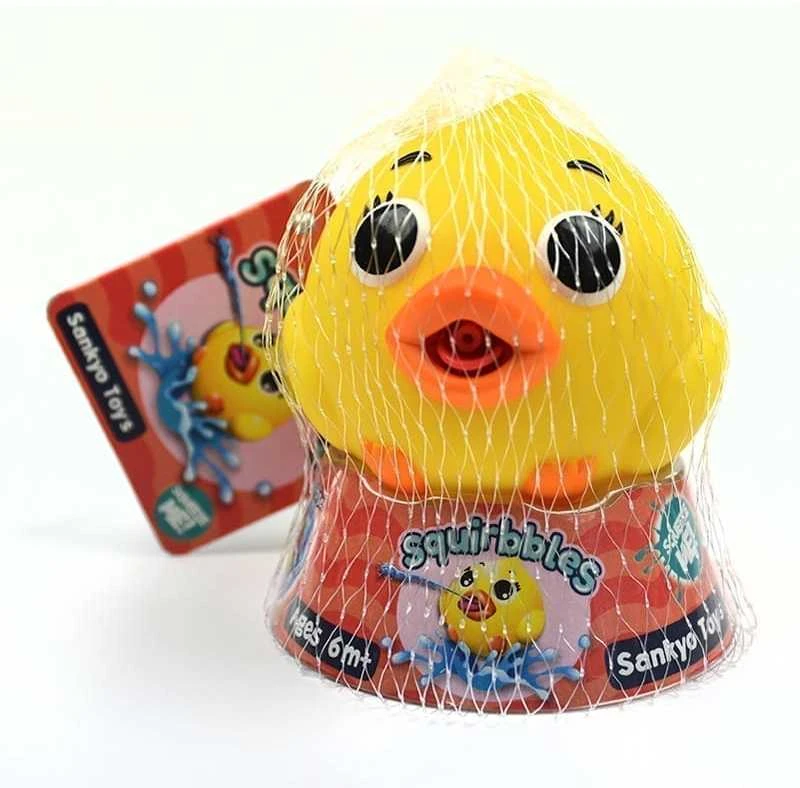 Teka Vonios žaislas „Squirbbles” Geltonas ančiukas