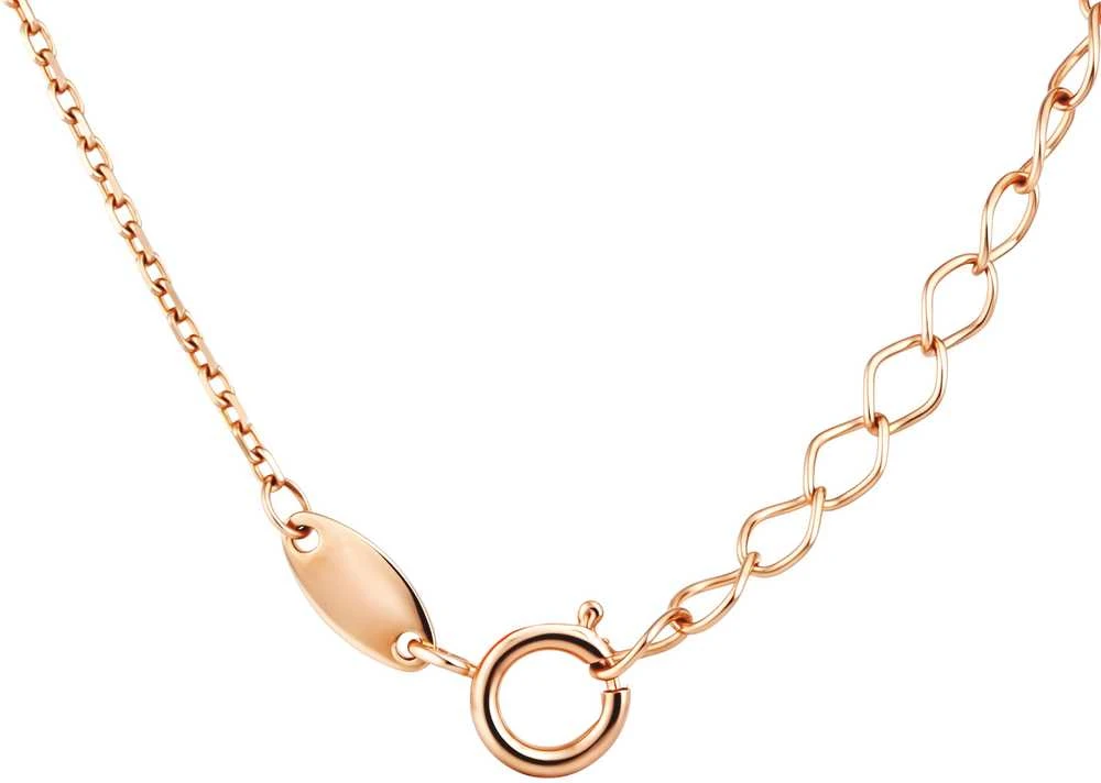 Auksinė grandinėlė su cirkoniais Brasco 55585