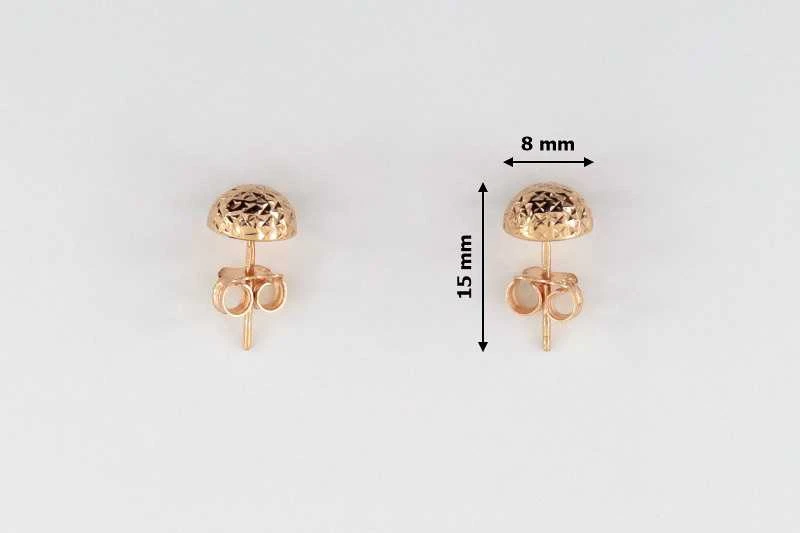 Auksiniai auskarai Brasco 53635