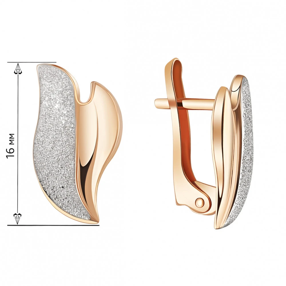 Auksiniai auskarai Brasco 65012
