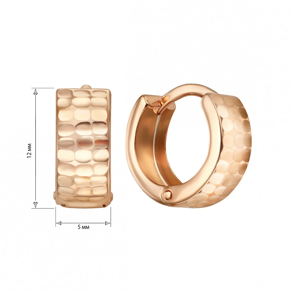 Auksiniai auskarai Brasco 65067
