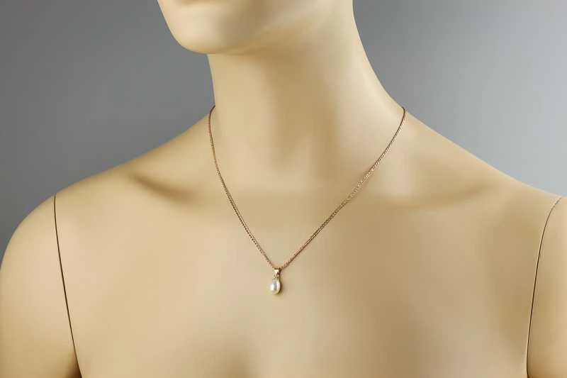 Auksinis pakabukas su perlu Brasco 55632