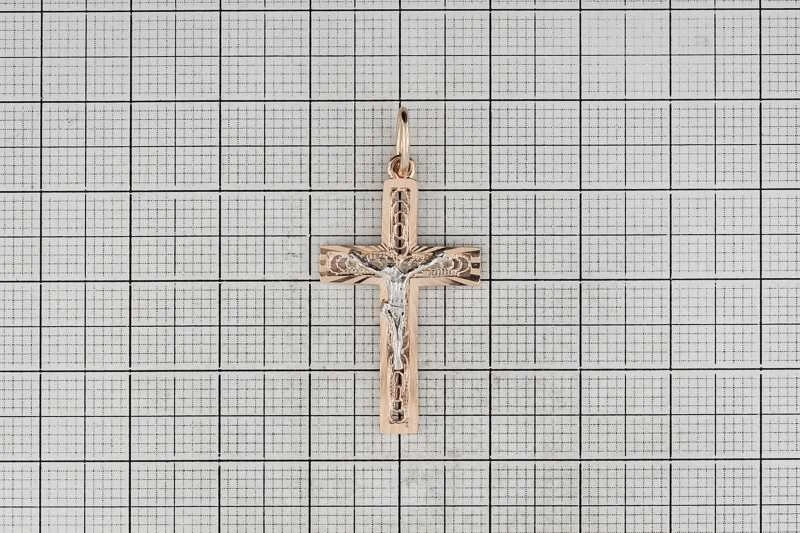 Auksinis stačiatikių kryželis Brasco 9695