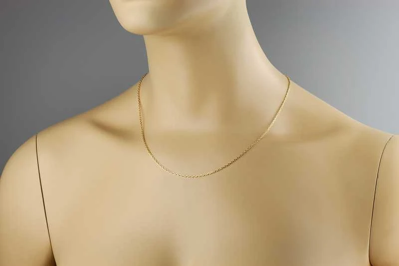 Paauksuota sidabrinė grandinėlė "Anchor" Brasco 53187