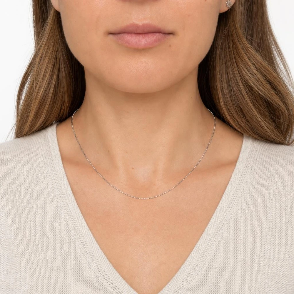Sidabrinė grandinėlė "Bead" Brasco 63828