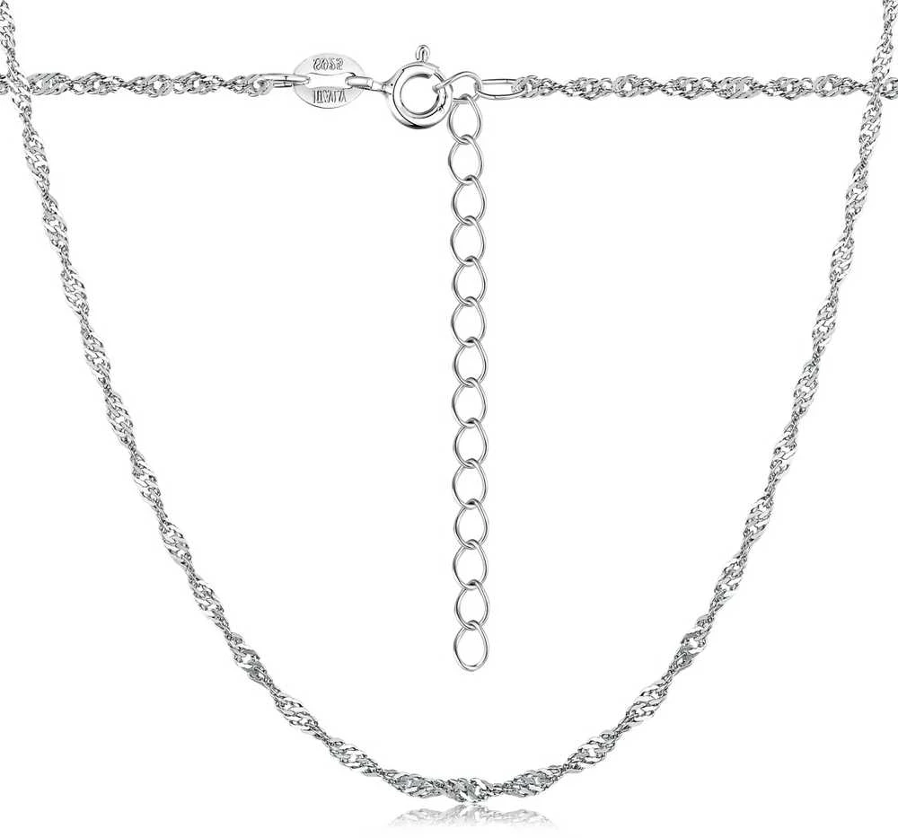 Sidabrinė grandinėlė "Singapore" Brasco 61713