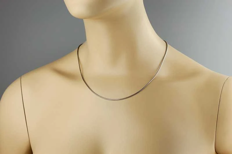Sidabrinė grandinėlė "Snake" Brasco 54376