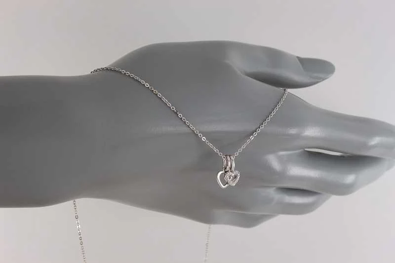 Sidabrinė grandinėlė su cirkoniais Brasco 54089