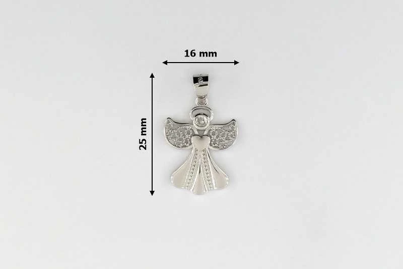 Sidabrinis pakabukas "Angelas" Brasco 54606