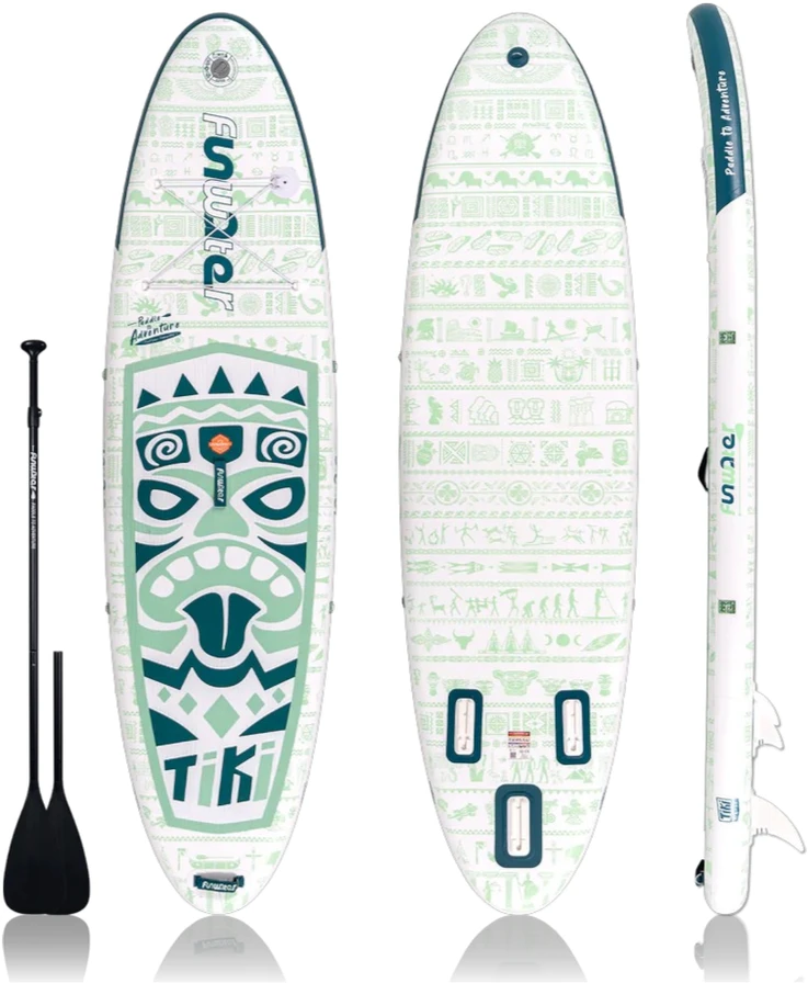 FunWater SUP paddleboard SUPFW05D Tiki 3,2m (žalias)