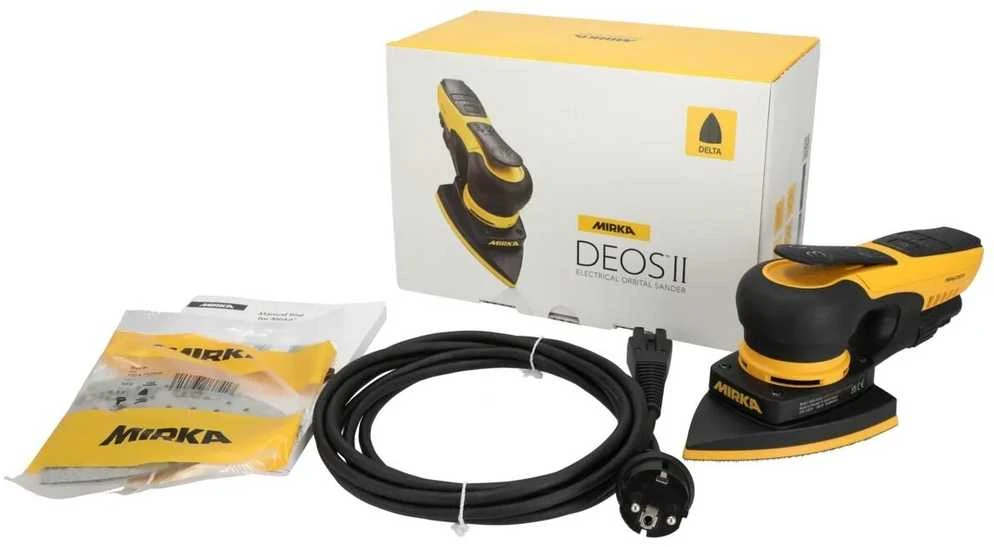 Mirka Ltd Suomija Trikampis šlifuoklis Mirka DEOS II Delta 663; 300 W