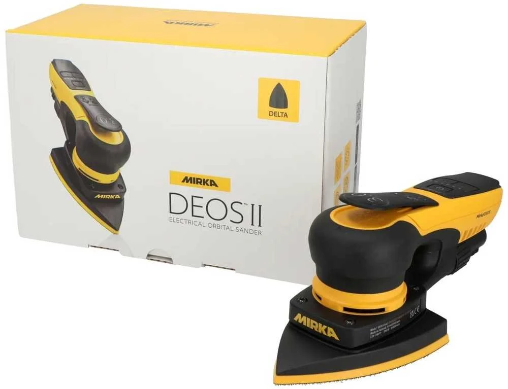 Mirka Ltd Suomija Trikampis šlifuoklis Mirka DEOS II Delta 663; 300 W