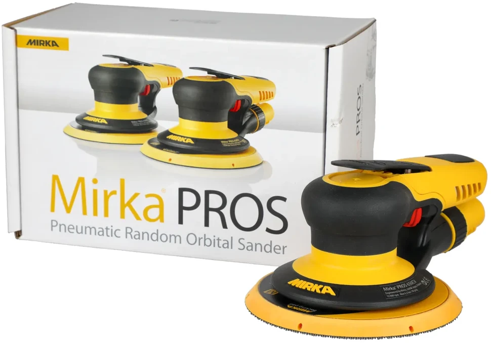 Mirka PROS 650CV šlifuoklis su pakuote