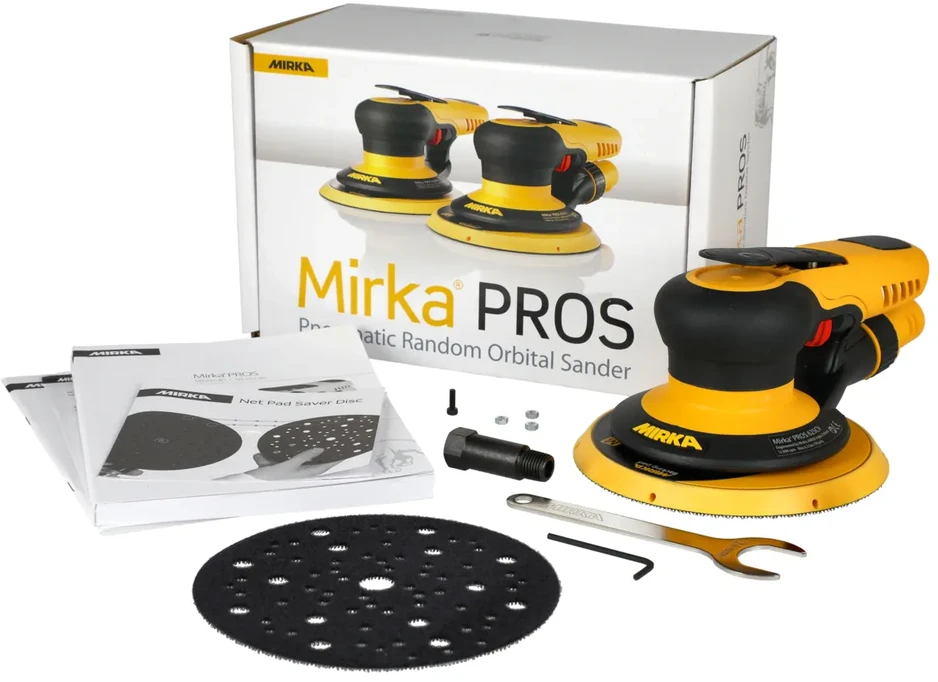 Mirka PROS 650CV šlifuoklio pilnas komplektas