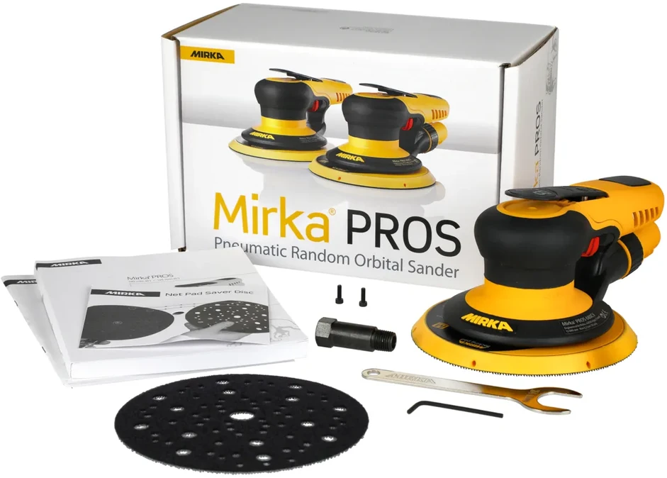 Mirka Ltd Suomija Pneumatinis ekscentrinis šlifuoklis Mirka PROS 680CV