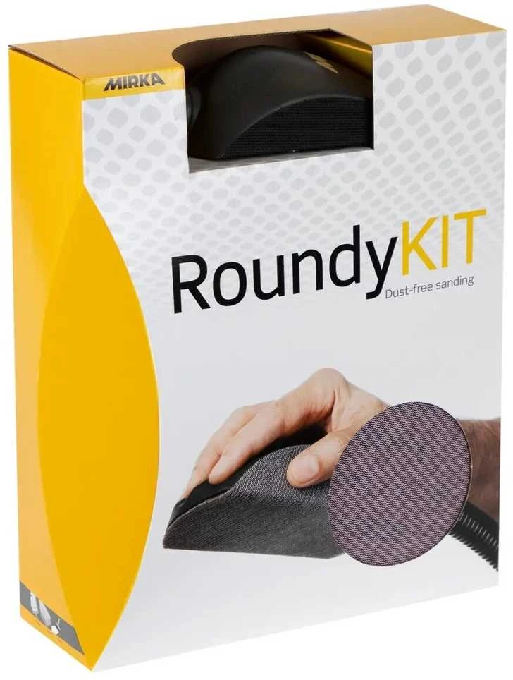 Mirka Ltd Suomija Rankinio šlifavimo komplektas Mirka ROUNDY; 150 mm