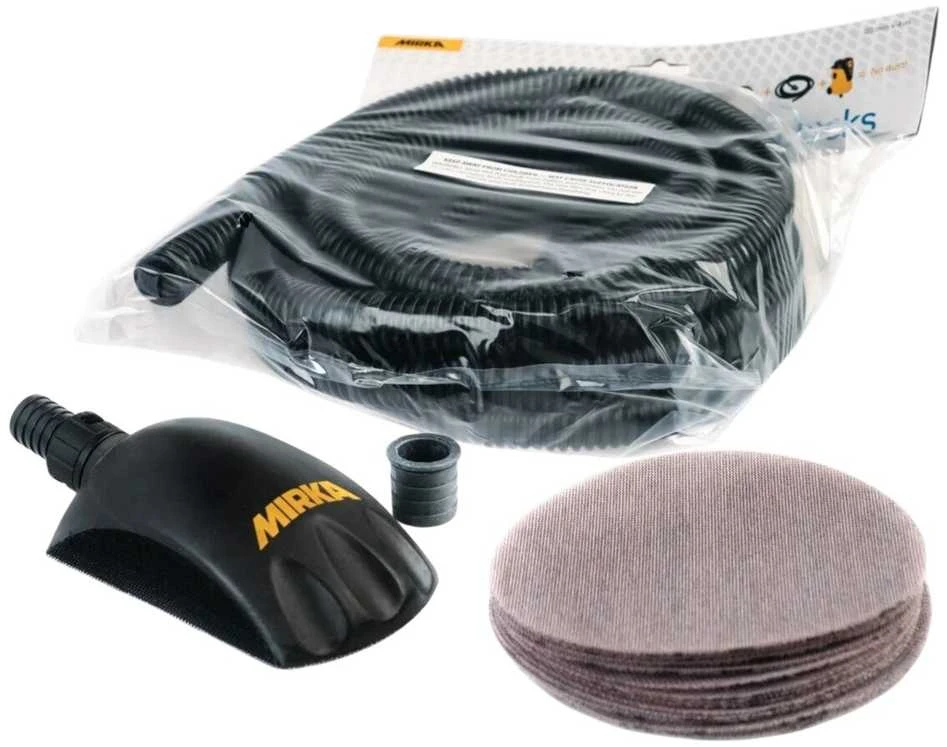 Mirka Ltd Suomija Rankinio šlifavimo komplektas Mirka ROUNDY; 150 mm