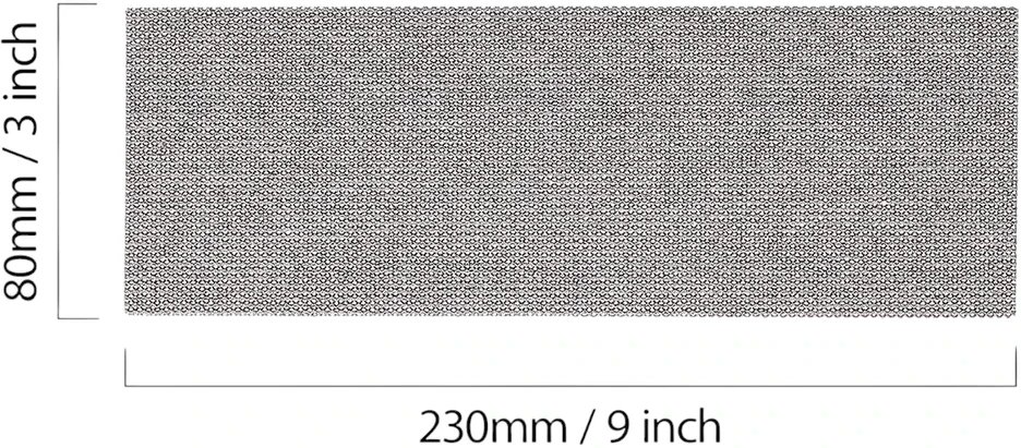 Šlifavimo tinklelis Mirka Abranet AE175F1080; 80x230 mm; P80; 10 vnt.