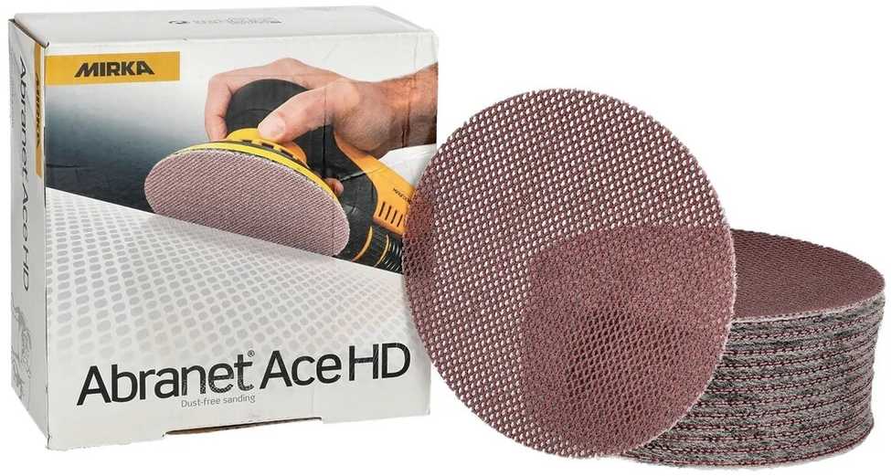 Šlifavimo tinklelis Mirka Abranet Ace HD AH24100540; 150 mm; P40; 5 vnt.