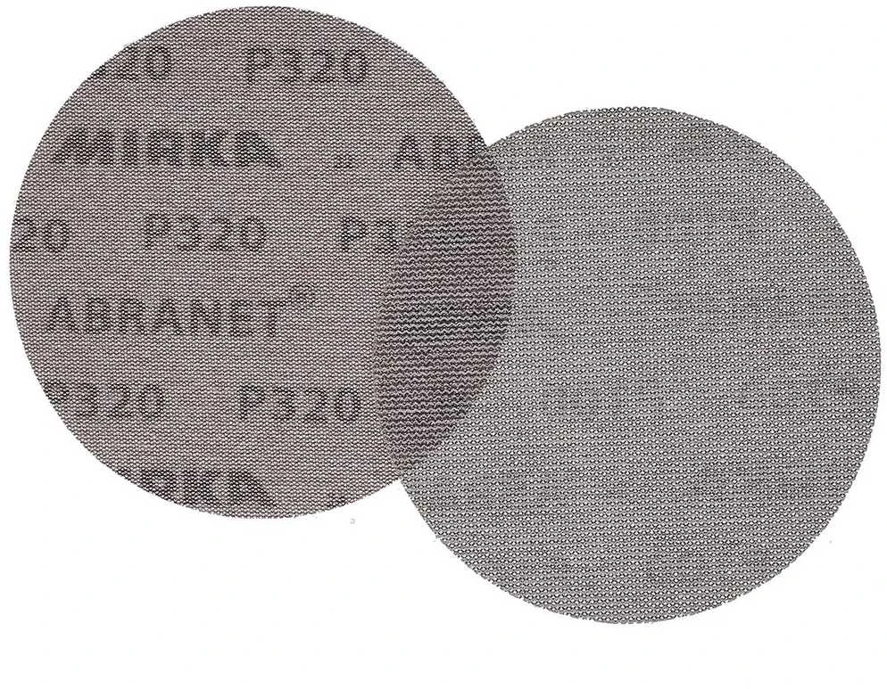 Mirka Ltd Suomija Šlifavimo tinklelis Mirka® Abranet 150 mm, Grūdėtumas: P180, Pakuotė: Pakuotė - 50 vnt