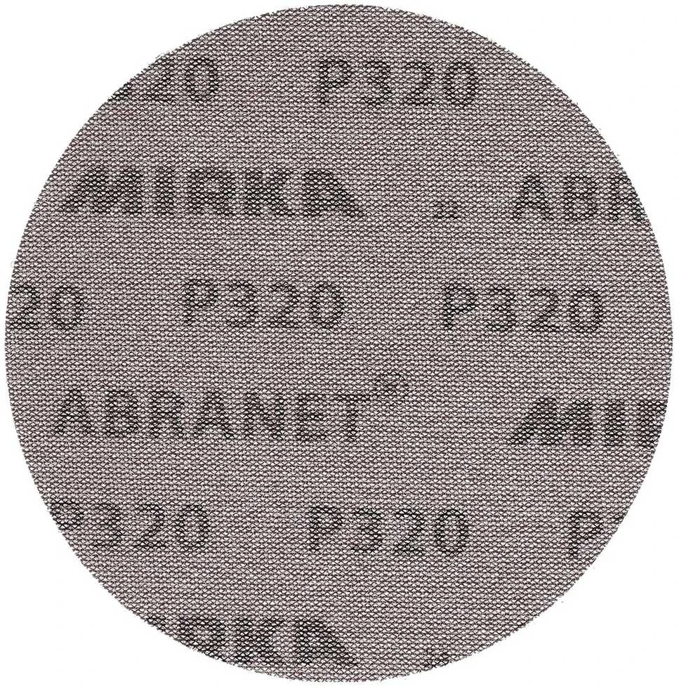 Mirka Ltd Suomija Šlifavimo tinklelis Mirka® Abranet 150 mm, Grūdėtumas: P240, Pakuotė: Pakuotė - 50 vnt