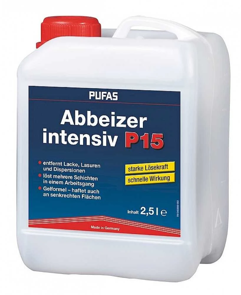 Pufas Werk KG (Vokietija) Dažų nuėmėjas PUFAS P15, Pakuotė: 0,75 L