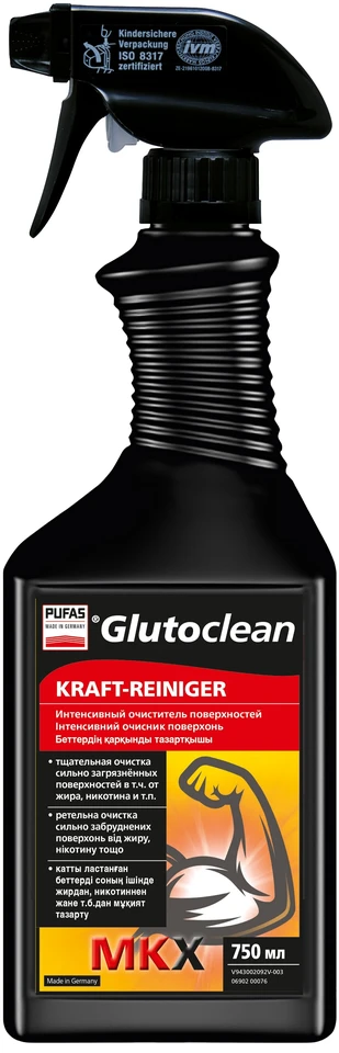 Pufas Werk KG (Vokietija) Intensyvus paviršių valiklis GLUTOCLEAN, Pakuotė: 750 ml