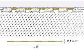 Schluter Systems KG (Vokietija) Hidroizoliacinė juosta Schlüter®-KERDI-KEBA, Pakuotė: 5 m rulonas, Plotis: 185 mm
