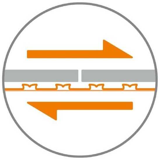 Schluter Systems KG (Vokietija) Hidroizoliacinė membrana Schlüter® DITRA, Pakuotė: 5 m rulonas