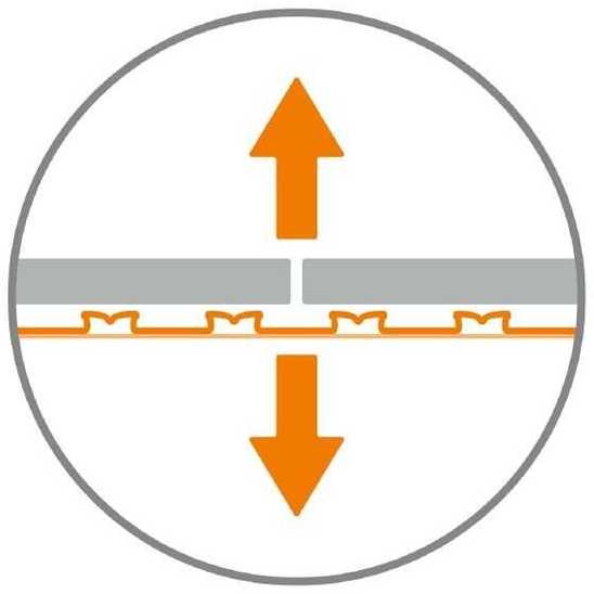 Schluter Systems KG (Vokietija) Hidroizoliacinė membrana Schlüter® DITRA, Pakuotė: 5 m rulonas