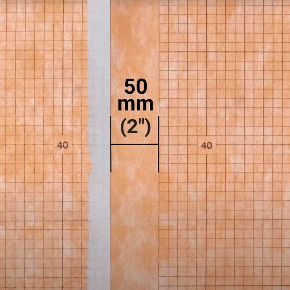 Schluter Systems KG (Vokietija) Hidroizoliacinė membrana Schlüter® KERDI, Pakuotė: 5 m² rulonas = 1 m pločio ir 5 m ilgio rulonas