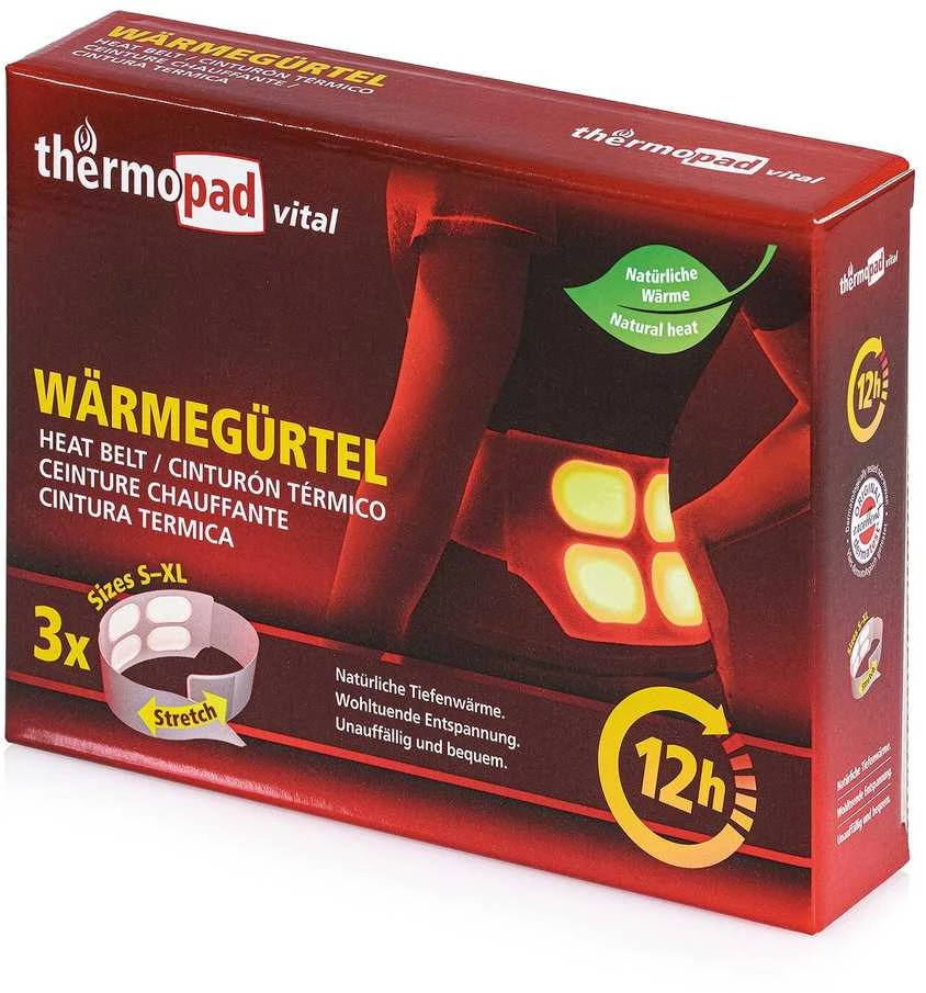 Thermopad Gmbh Vokietija Šildantis diržas juosmeniui THERMOPAD