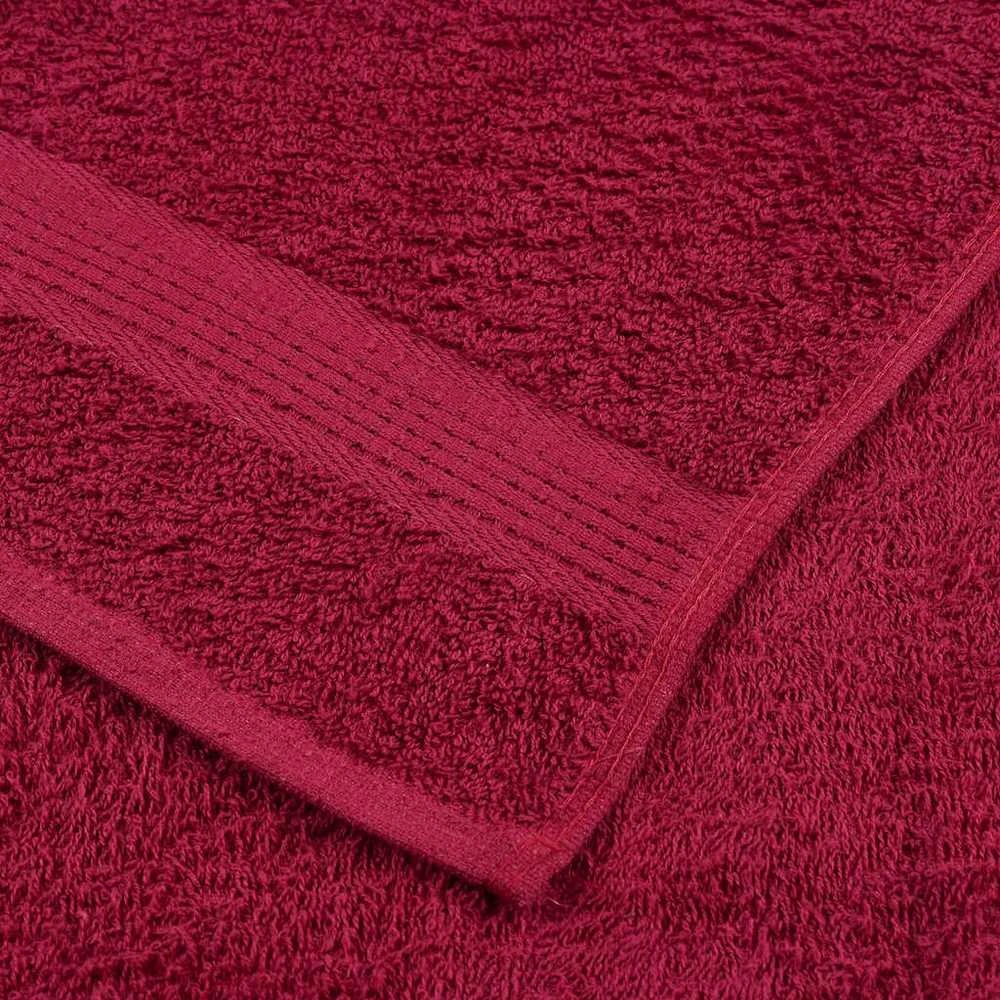 Rankšluostis Rankšluosčių rinkinys, 12vnt., raudoni, 100% medvilnė, 360g/m²