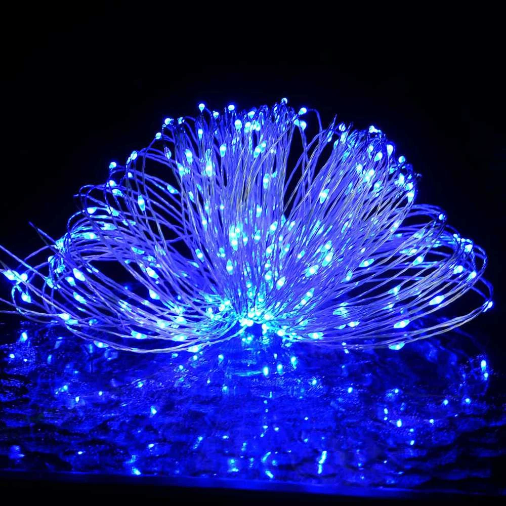 300 LED lempučių girlianda, mėlynos spalvos, 30m