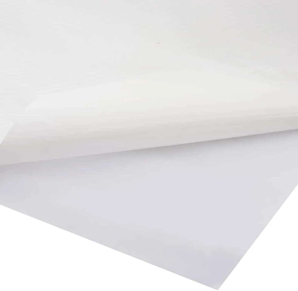 4D Automobilio plėvelės, 2vnt., baltos, 100x150cm+50x150cm